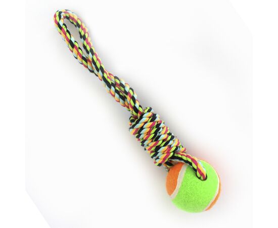 חבל דנטלי נוס גדול + כדור טניס                                             42 ס"מ LARGE Noose rope with a tennis ball