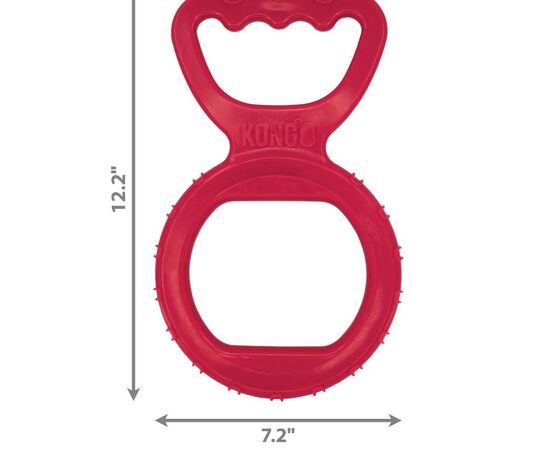 קונג לכלב צעצוע ביזלס טבעת משיכה - לב דוג, 2 image