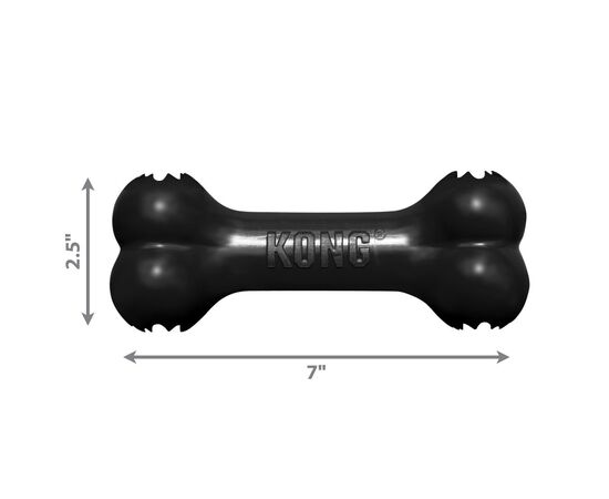 עצם לכלב צעצוע חטיפים קונג מדיום שחורה M