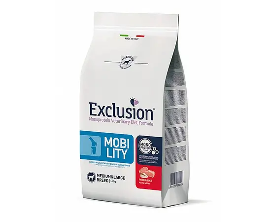 Exclusion Mobility טונה 12 ק"ג לכלבים גדולים – מזון רפואי למפרקים