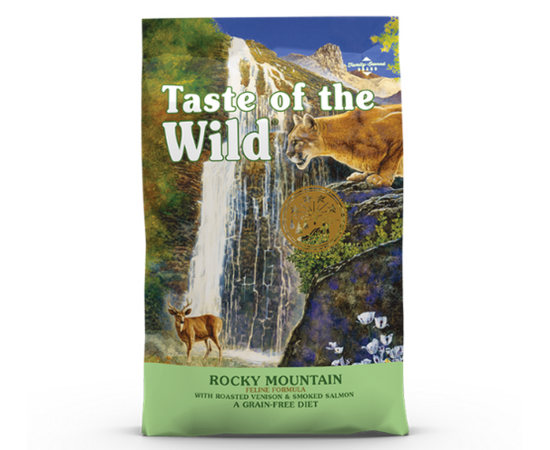 מזון יבש כל הגילאים רוקי צבי וסלמון 6.6 ק"ג לחתולים טייסט אוף דה ווילד / TASTE OF THE WILD