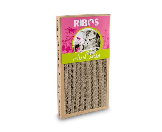 מגרדת קרטון רחב לחתולים ריבוס / RIBOS