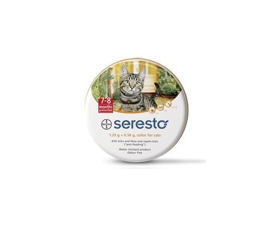 קולר לחתול נגד פרעושים וקרציות  - סרסטו / SERESTO