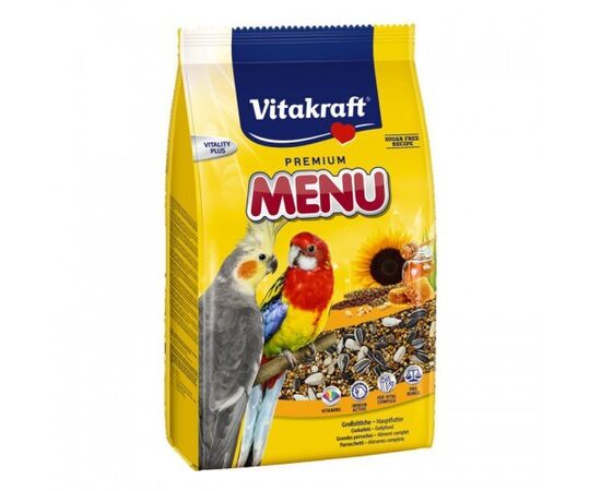 מזון פרמיום מניו 1 ק"ג לקוקטיל ויטקרפט / VITAKRAFT
