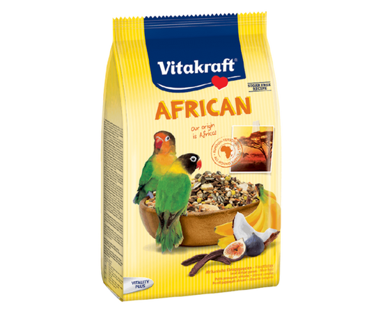 מזון פרמיום אפריקן 750 גרם לציפור אהבה ויטקרפט / VITAKRAFT