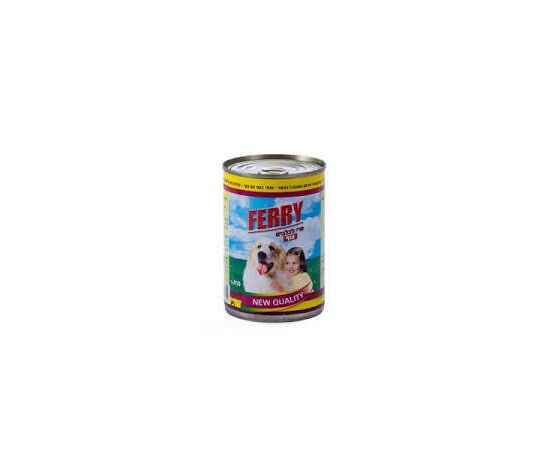 שימור נתחי בשר עוף 410 גרם לכלבים - פרי / FERRY
