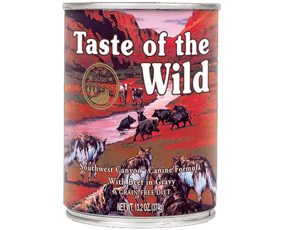 שימורי בקר 390 גרם לכלבים טייסט אוף דה ווילד / TASTE OF THE WILD