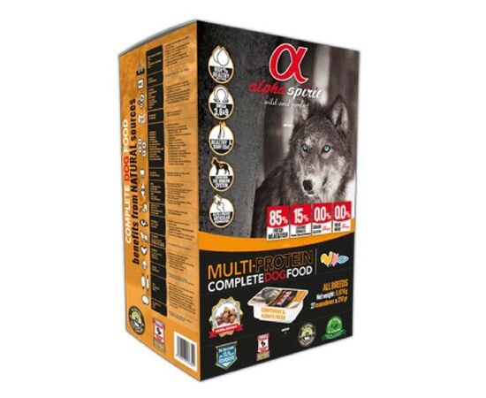 מזון מלא לכלב מולטי פרוטאין 9 ק"ג אלפא ספיריט / ALPHA SPIRIT