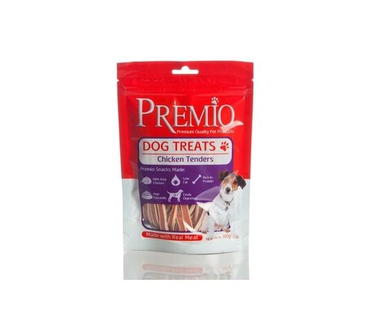 חטיף רצועות עוף ודג זהבון 100 גרם לכלבים פרמיו / PREMIO