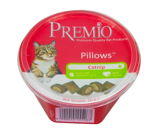 חטיף כריות לחתול קטניפ 60 גרם פרמיו / PREMIO