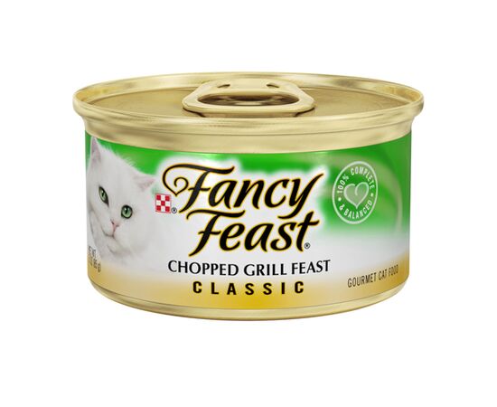 שימור פטה גריל קצוץ 85 גרם לחתולים - פנסי פיסט / FANCY FEAST