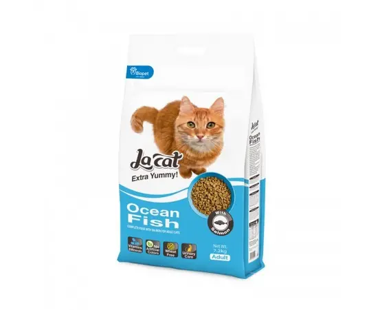 מזון יבש דגים 7.2 ק"ג לחתולים לה קט / LA CAT