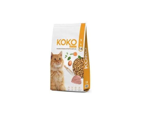 מזון יבש בוגרים עוף 7.5 ק"ג לחתולים - קוקו / KOKO