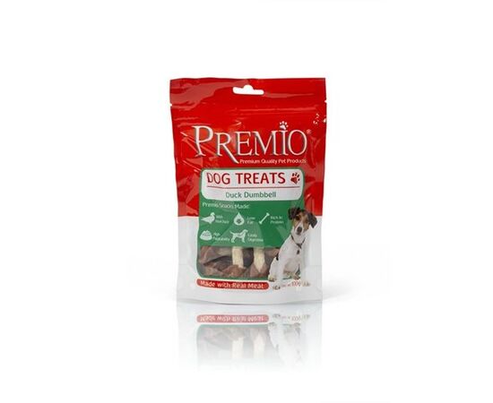 חטיף משקולות ברווז 100 גרם לכלבים פרמיו / PREMIO