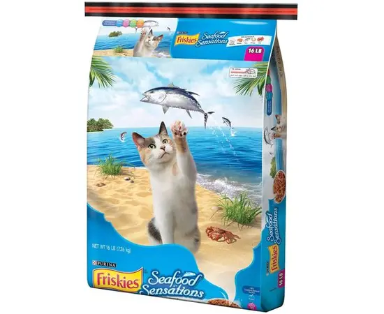 מזון יבש מעדני הים 7.26 ק"ג לחתולים פריסקיז / FRISKIES