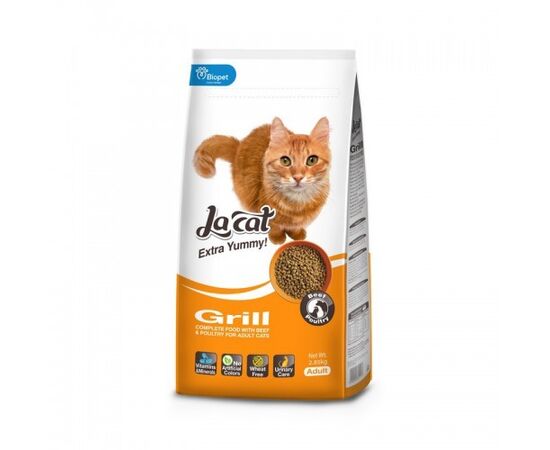 מזון יבש גריל 2.85 ק"ג לחתולים לה קט / LA CAT