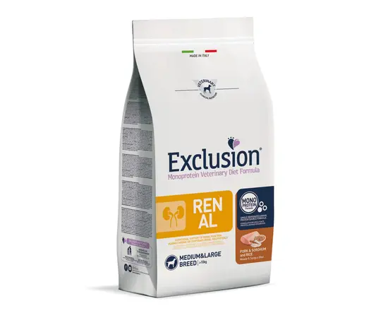 Exclusion Renal 12 ק"ג – מזון רפואי לכלבים עם בעיות כליה