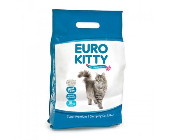 חול יורוקיטי מתגבש שקית 10ק"ג  EURO KITTY