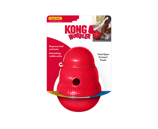 קונג וובלר קטן 17 ס"מ לכלב KONG wobbler small