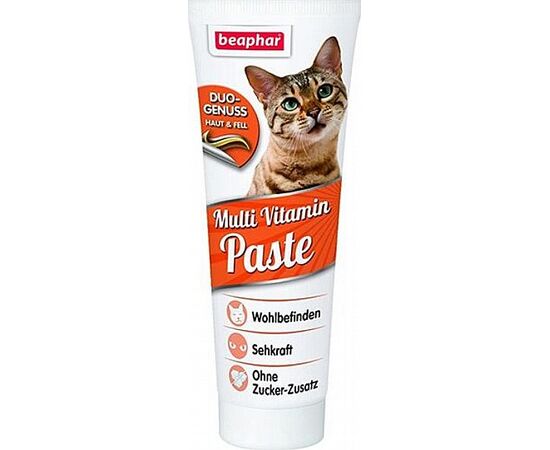 פסטה מולטי ויטמין לחתול 100 גרם ביהפר / BEAPHAR, 2 image