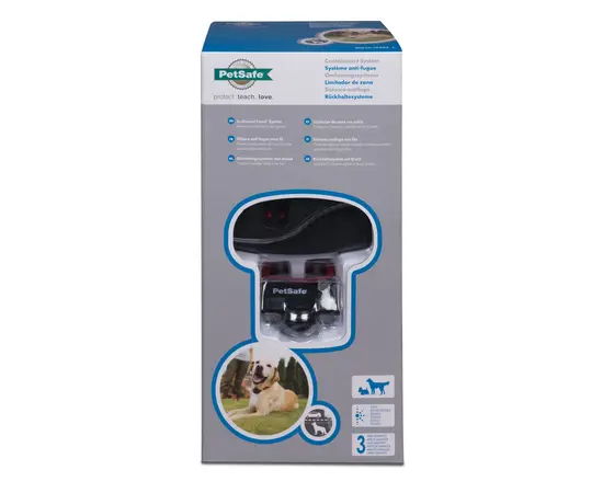 PetSafe גדר וירטואלית אלחוטית לכלבים בינוניים – קולר חשמלי להגבלת תנועה בגינה