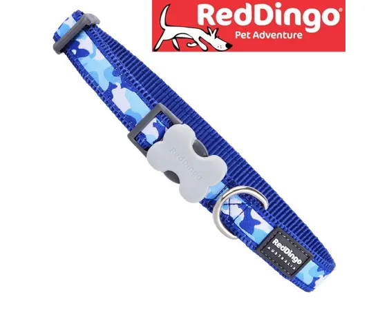רד דינגו קולר לכלב M כחול נייבי צבאי