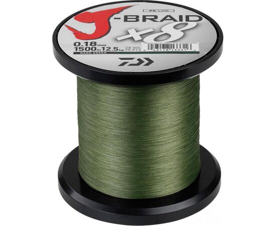 DAIWA J-BRAID 8 BRAID 1500M ירוק DG P.E. #4 0.28MM - חוט