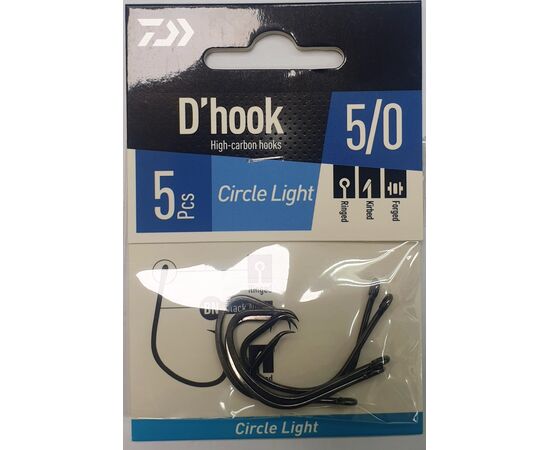 DAIWA D'Hook CIRCLE LIGHT HOOK NO. 5/0 