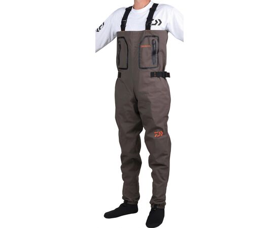 DIWA Breathable waders 4 layers with neoprene bootie size S - סרבל נושם עם גרב