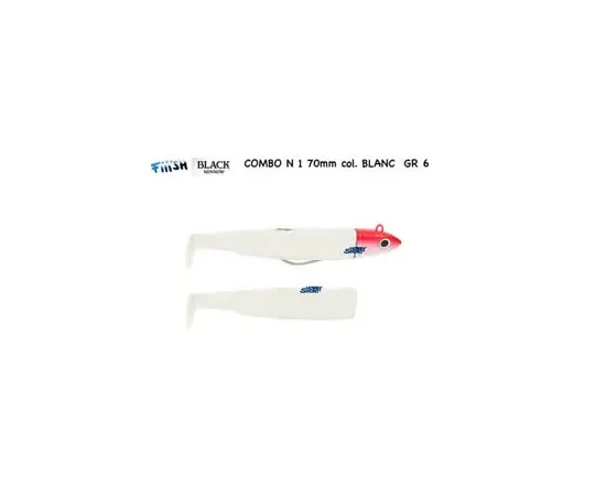 FIIISH BLACK MINNOW COMBO NO.1 6G , 3 image