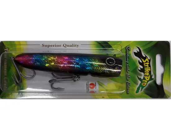 STRIKE PRO JL 009H CUBAN POPPER 10CM 28G COLOR 030V - פופר 