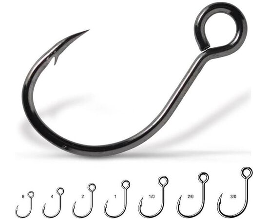 DAIWA Single Lure Hooks Size 6, 2 image