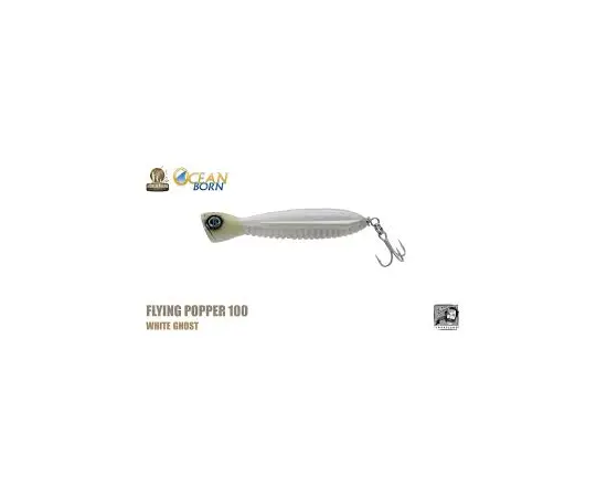 OCEAN BORN FLYING POP 100 FL 100MM 20G  WHITE GHOST 