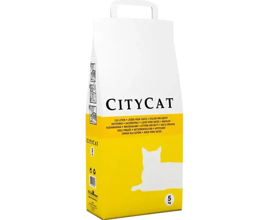 חול לחתולים סיטי קאט רגיל 5 ק"ג | CityCat