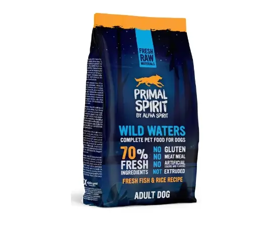 Alpha Spirit Wild Waters חטיף דגים לכלבים – 1 ק"ג