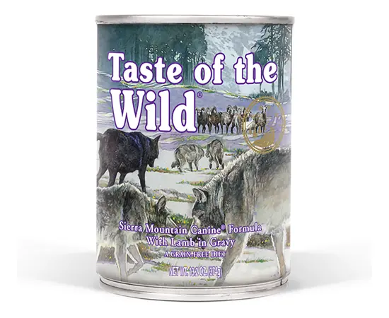Taste of the Wild שימורי כבש לכלבים 390 גרם