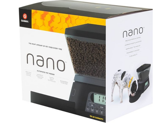מתקן מזון אוטומטי Nano לכלבים וחתולים – האכלה מדויקת ונוחה