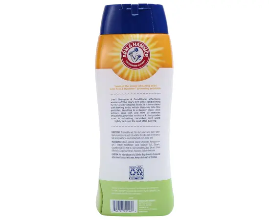 שמפו ומרכך לכלבים עם מלפפון ומנטה 570 מ"ל | ARM & HAMMER
