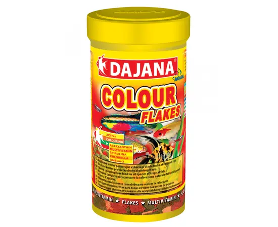 Dajana Colour Flakes מזון פתיתים לדגים 250 מ"ל