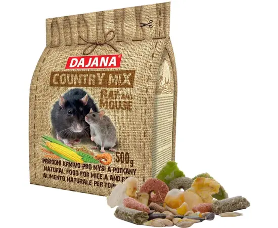 Dajana Country Mix – מזון לתזונה יומית לחולדות ועכברים
