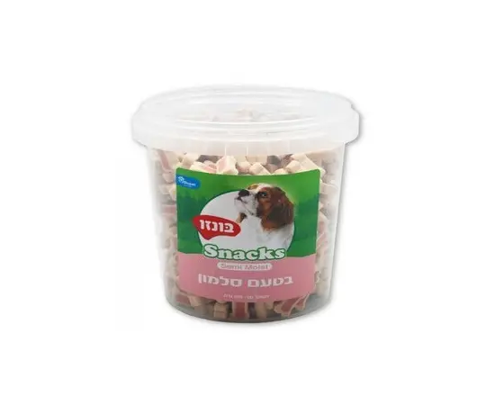 חטיף בונזו סלמון רך 500 גרם לכלבים