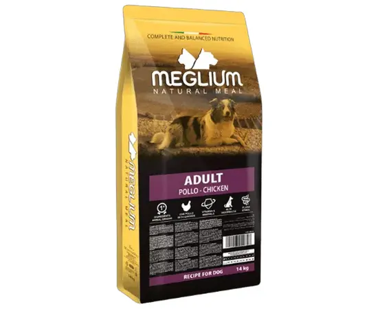 מיגליום עוף וארז לכלבים בוגרים 14 ק''ג - מזון איכותי לכלבך