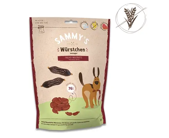 חטיף לכלב סמי - נקניקיות בפאלו 240 גרם, אריזת חיסכון