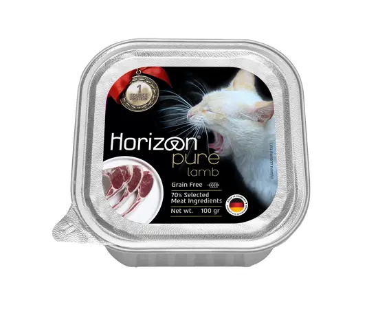 מעדן פיור טלה לחתולים הורייזן 100 גרם מעדן פיור טלה לחתולים הורייזן 100 גרם