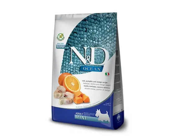 מזון לכלב בוגר קטן הרינג, דלעת ותפוז 2.5 ק"ג נאטורל אנד דלישס