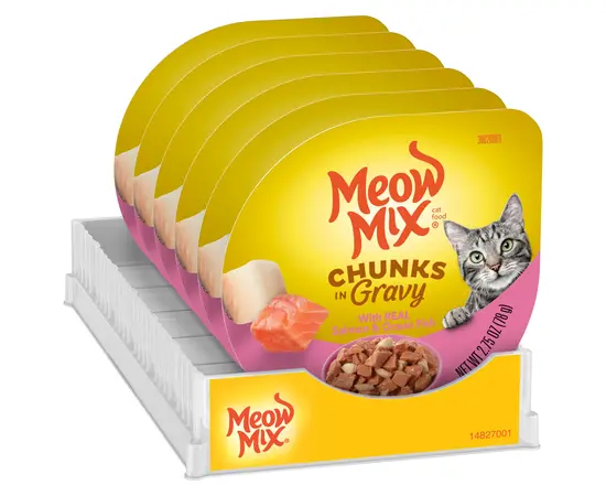 מעדן מיאו מיקס סלמון ושימורים לחתולים 78 ג, 2 image