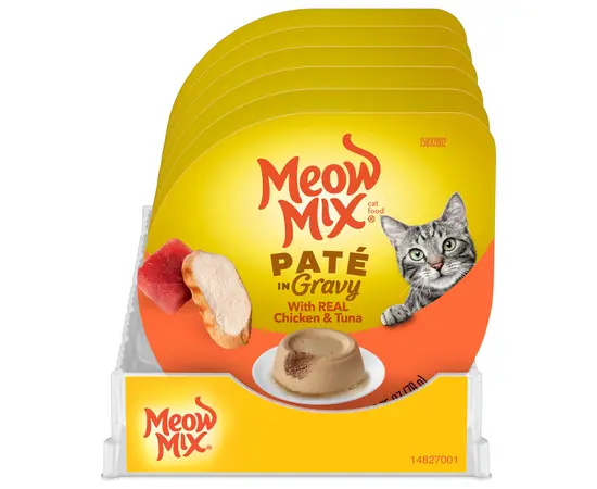 מעדן מיאו מיקס טונה ועוף פטה 78 ג' לשימורים לחתולים, 2 image