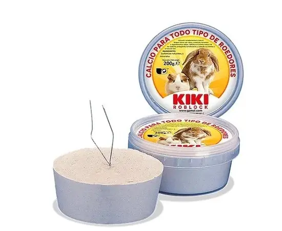 בלוק קלציום 200 גרם KIKI - חטיף למכרסמים