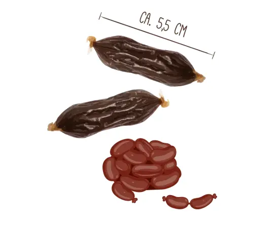 חטיף לכלב סמי - נקניקיות בפאלו 240 גרם, אריזת חיסכון, 2 image