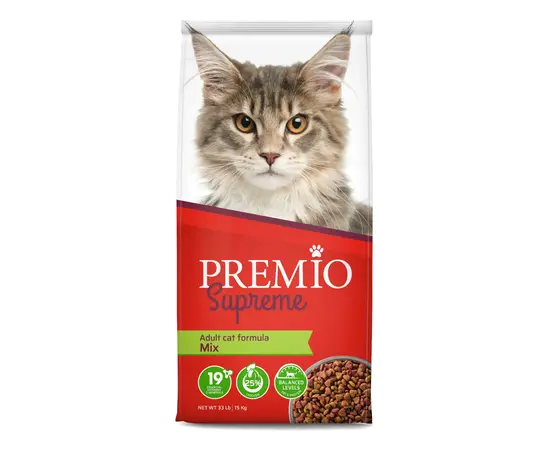 מזון פרמיום לחתולים בוגרים 15 ק''ג סטרילייז